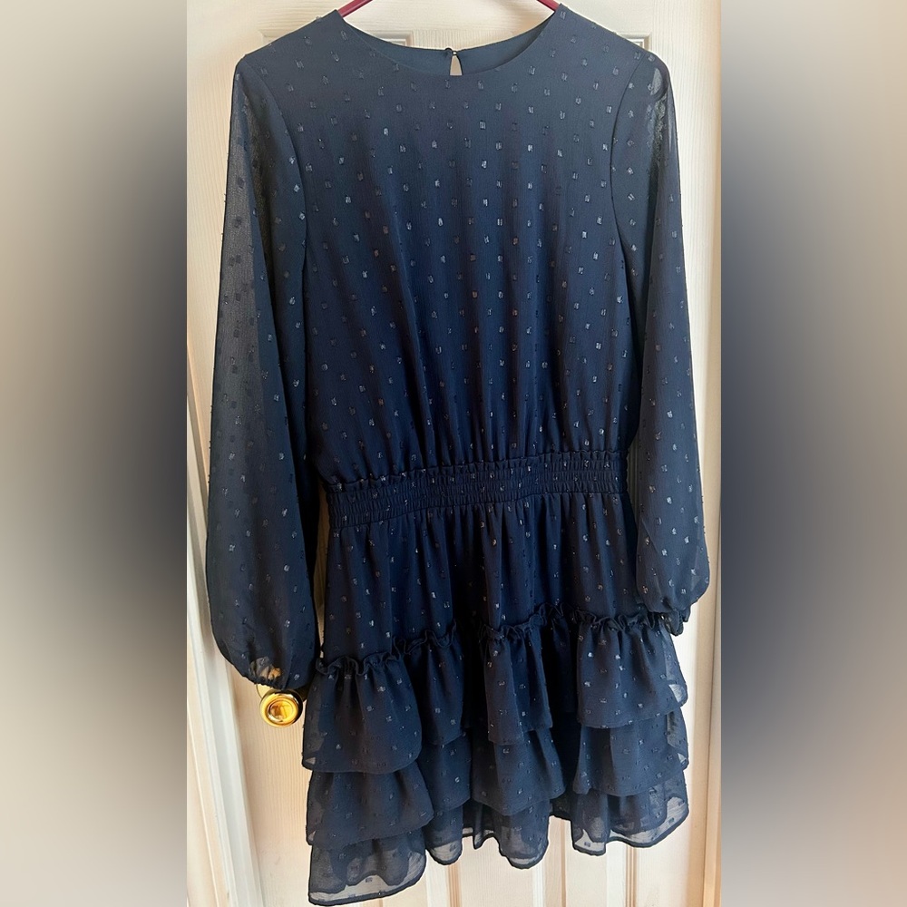 Navy blue express dress size-medium
